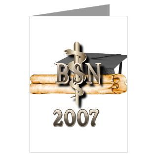 2007 Grad Gifts  2007 Grad Greeting Cards  BSN Grad 2007 Greeting