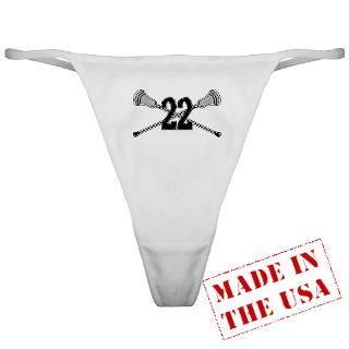 Lacrosse Number 22 Classic Thong for $12.50