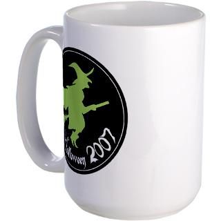 Gifts  Broomstick Drinkware  Witches Halloween 2007 Mug