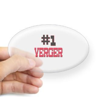 Number 1 VERGER Oval Decal for $4.25