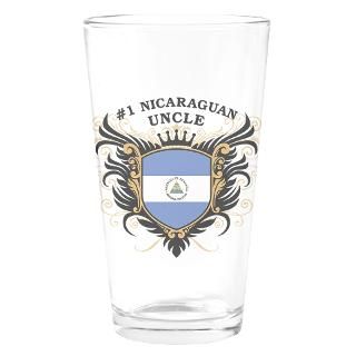 Gifts  #1 Drinkware  Number One Nicaraguan Uncle Pint Glass