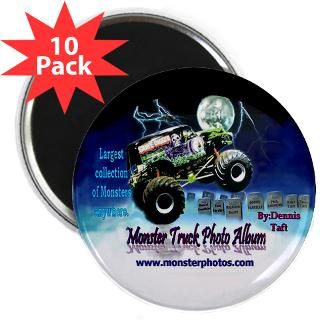 25 Magnet (10 pack)  Monster Truck Photo Album