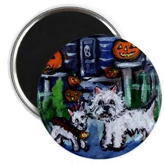 westie trick o treat magnet $ 5 49 qty availability product number