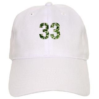 Number 33, Camo Baseball Cap