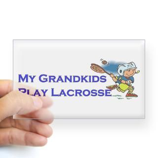 Lax Grandparent of More than Sticker (Rectangular for $4.25