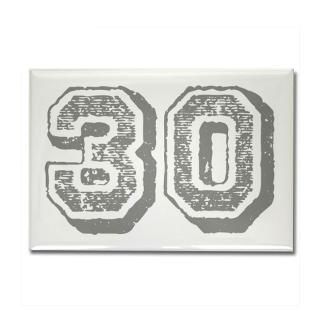 30 number thirty years old birthday rectangle magn $ 6 49