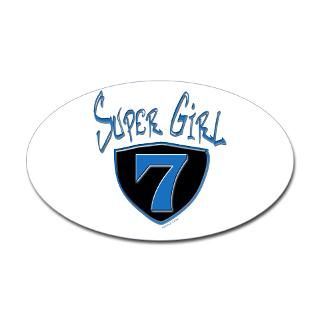 Super Girl #7 Oval Decal for $4.25
