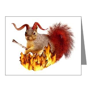 Gifts  Burn Note Cards  Krampus Squirrel Note Cards (Pk of 10