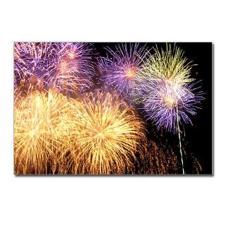 Fireworks Postcards (Package of 8)  Patriotic Americana