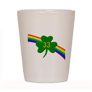 33 Gifts  33 Kitchen and Entertaining  33rd Shamrock Shot Glass