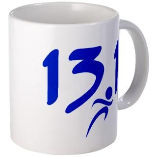 13.1 Gifts  13.1 Drinkware  Blue 13.1 half marathon Mug