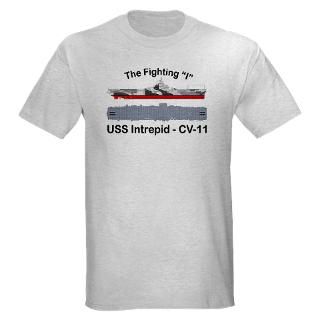 USS Intrepid CV 11 CVA 11 CVS 11 T Shirt