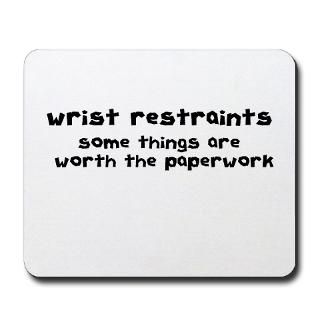 Wrist Restraints Mousepad for $13.00