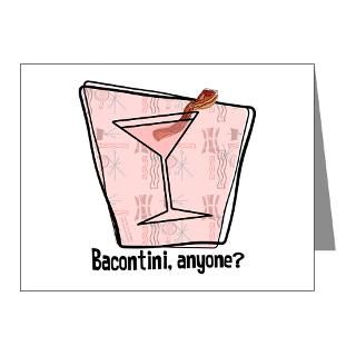  Alcohol Note Cards  Bacontini Anyone ? Note Cards (Pk of 10