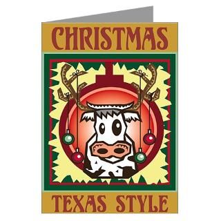 Xmas Dallas Greeting Cards  Texas Style Christmas Cards (Pk of 10