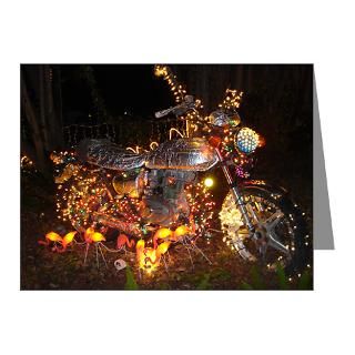37Th Street Note Cards  Motorcycle Christmas Note Cards (Pk of 10