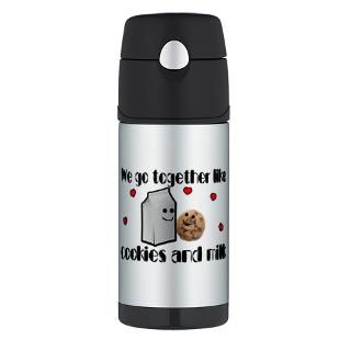 Cookies And Milk Thermos Bottle (12 oz)