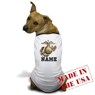Marines Gifts  Marines Pet Apparel  EGA Custom #12 Dog T Shirt