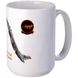 Gifts  Aardvarks Drinkware  F 14 Tomcat VF 114 Aardvarks Mug