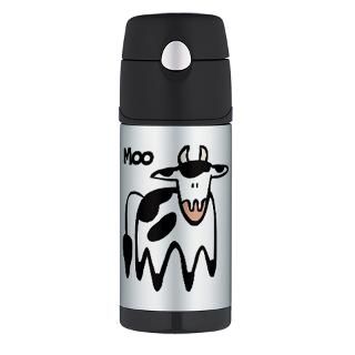 Cow Gifts  Cow Drinkware  Moo Cow Thermos Bottle (12 oz)