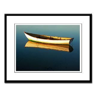 Stage Harbor Dory 14 X 10 Large Framed Print