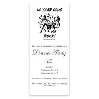 14 Year Olds Rock Invitations by Admin_CP5731342  507313069