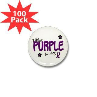 Me Warrior Buttons  I Wear Purple For ME 14 Mini Button (100 pack