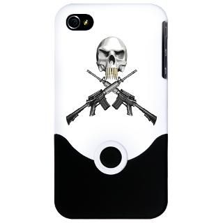AR 15 Skull and Crossbones iPhone Case