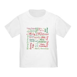 MERRY CHRISTMAS (18 WORDS) Toddler T Shirt