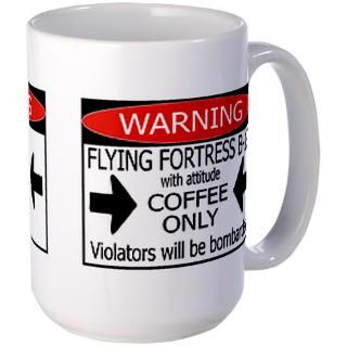 Personalized Flying Fortress B 17 Large Mug