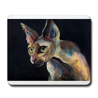 Cat Gifts  Cat Home Office  Sphynx cat 19 Mousepad