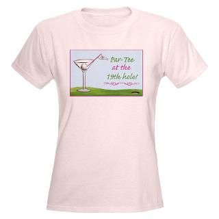 19th hole par tee t shirt  T Shirt by pinkdivagolf