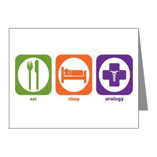 Gifts  Eat Note Cards  Eat Sleep Urology Note Cards (Pk of 20