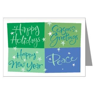 Colors Greeting Cards  Happy Holidays Greeting Cards (Pk of 20