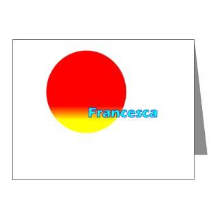Gifts  Fototeeshirts Note Cards  Francesca Note Cards (Pk of 20
