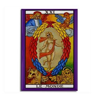 21. Le Monde (The World) Tarot Card Magnet