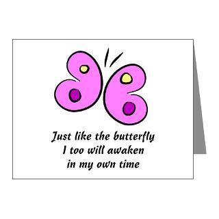  Alanon Note Cards  Awakening Butterfly Note Cards (Pk of 20