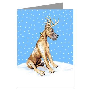 Greeting Cards  Great Dane Deer Brindle Greeting Cards (Pk of 20
