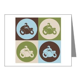Gifts  Biker Note Cards  Riding Pop Art Note Cards (Pk of 20