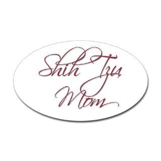 Shih Tzu Mom 21 Oval Decal for $4.25