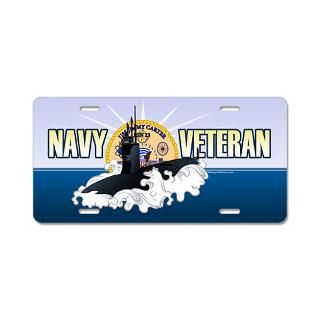Navy Veteran SSN 23 Aluminum License Plate for $19.50