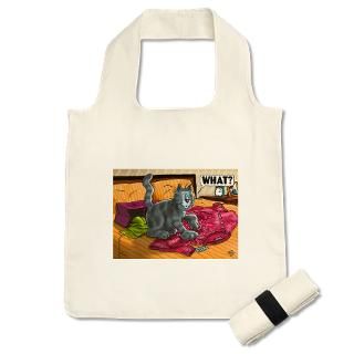 what_cat_sweater_23x35.png Reusable Shopping Bag