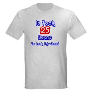25th birthday light t shirt $ 25 99