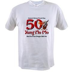 Yung No Mo 50th Birthday T Shirt by pinkinkart