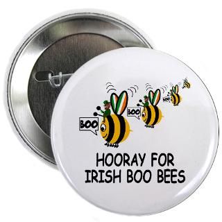 Bees Gifts  Bees Buttons  Irish boobies 2.25 Button