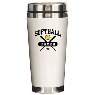 Softball Coach Travel Mug for $26.00