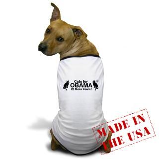  2012 Pet Apparel  Cats for Obama   28 More Years Dog T Shirt