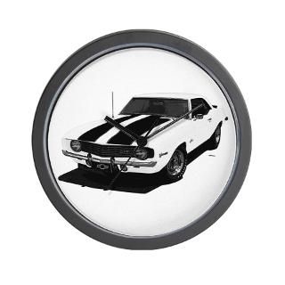 1969 Camaro Z28 White & Black Wall Clock for $18.00