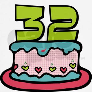 32 Gifts  32 Underwear & Panties  32 Year Old Birthday Cake Boxer