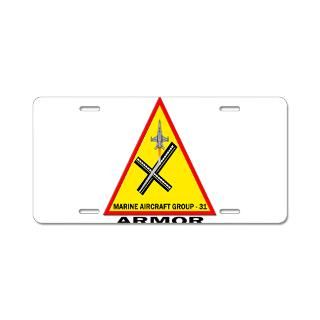 Mag   31   Armor Aluminum License Plate for $19.50